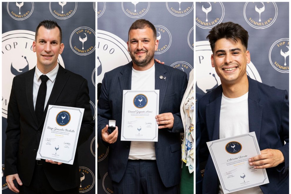Los profesionales del vino de Castilla y León arrasan en el ránking del top 100 de sommeliers de España 2025.