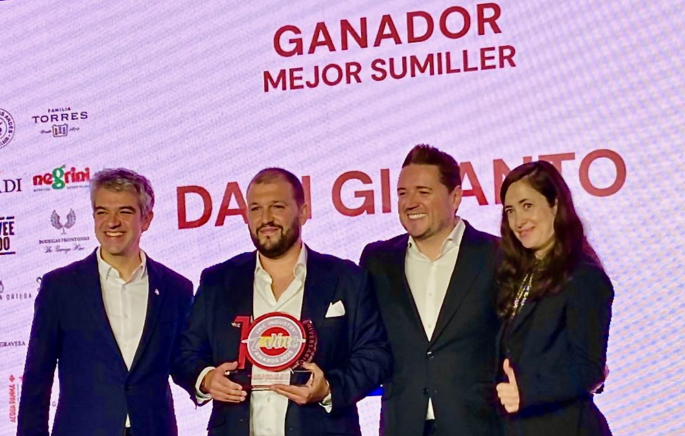 Daniel Giganto, mejor sumiller del año International Wine Challenge Industry Awards.